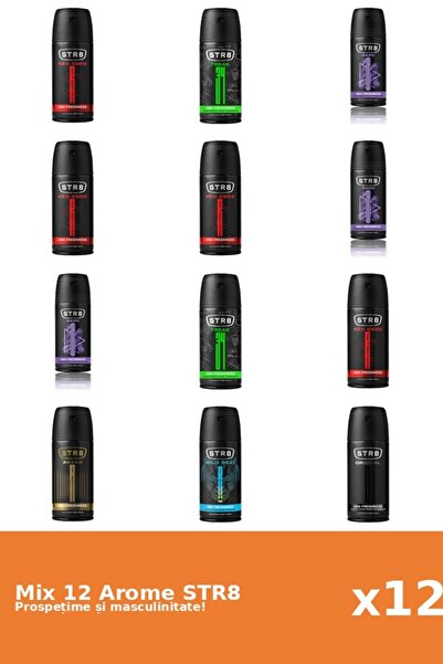 str8 Set 12 Mix STR8: 1x Ahead, 2x FR34K, 3x Game, 1x Original, 4x Red Code, ...