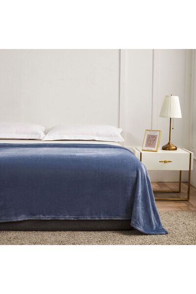 Caressa Bedspread, 221, 160 x 220 cm, polyester, blue
