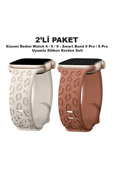 Dexmon ساعة ريدمي 4/5/6 - سمارت باند 9 برو/8 برو - مجموعة أحزمة سيليكون بنمط ...