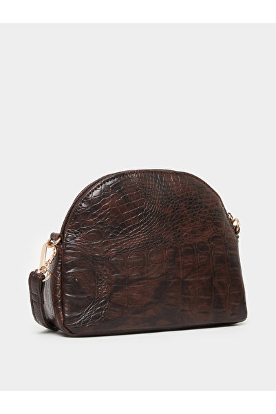 Styli Textured Sling Bag with Zip Closure