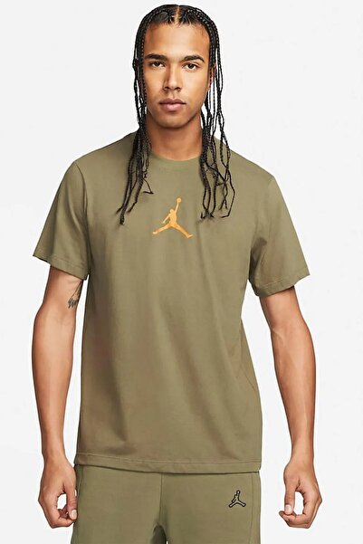 Nike Air Jordan Nba Jumpman Crew Mens Tee Graphic Printed Men's T-Shirt Green