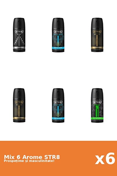 str8 Set 6 Mix STR8: 2x Ahead, 1x FR34K, 1x Rise, 2x Wild Beat