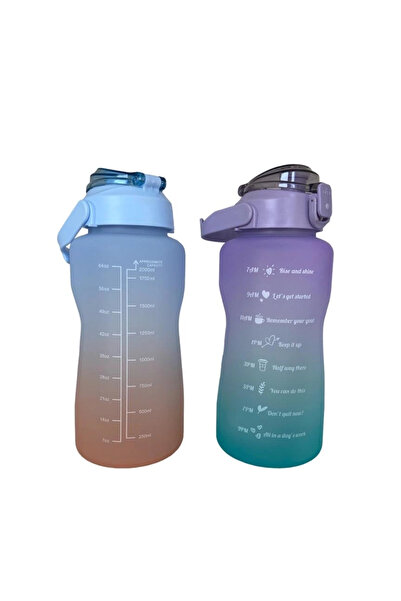 esplendor زجاجة مياه تحفيزية يومية سعة 2 لتر