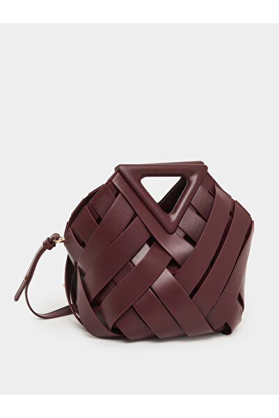 Styli Woven Drawstring Handbag