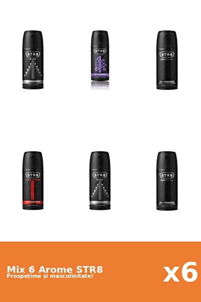 str8 Set 6 Mix STR8: 1x Game, 2x Original, 1x Red Code, 2x Rise