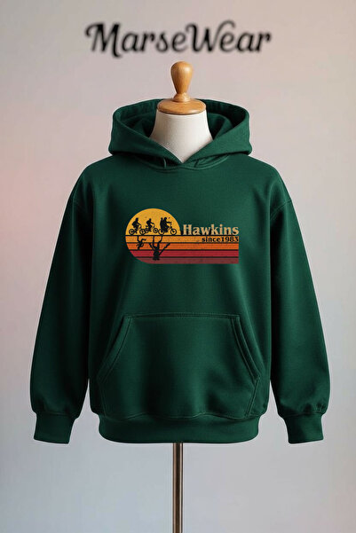 Vordevia Hawkins Printed Cotton 3 Thread O Oversized K Hooded Sweatshirt