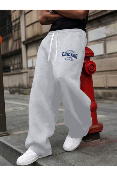 COMANCHERO Unisex Chicago Printed Baggy Cut Wide Leg Tracksuit