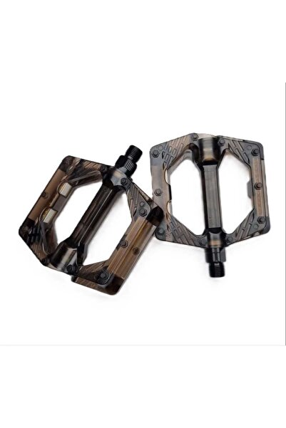 bossman ŞEFFAF RENKLİ PLATFORM ÇİVİLİ GENİŞ PEDAL PLATFORM BİSİKLET PEDALI RE...