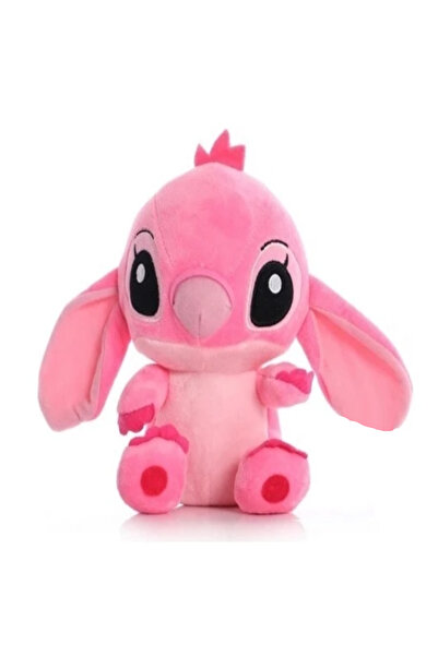 Pofika Stitch Pembe Peluş Oyuncak 17 Cm Peluş Oyuncak Yumoş Uyku Arkadaşı Sti...