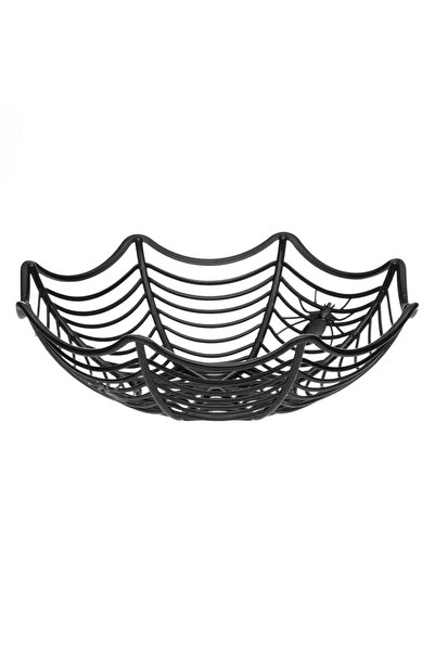 OEM Πλαστικό Μπολ για Halloween με Ιστό Αράχνης Ø28x8cm