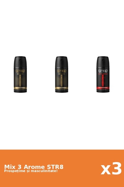str8 Set 3 Mix STR8: 2x Ahead, 1x Red Code