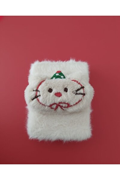 NO BRAND Peluş Mini Cep Çanta Makyaj Aynası