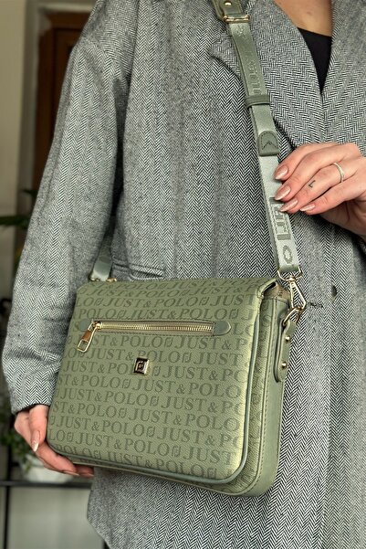 Just Polo JP تصميم عملي وأنيق متعدد الأقسام - حقيبة جاست بولو النسائية