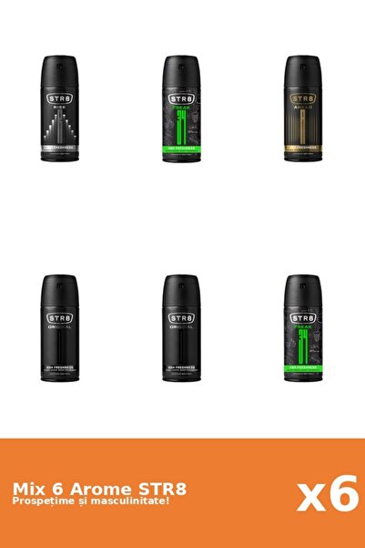 str8 Set 6 Mix STR8: 1x Ahead, 2x FR34K, 2x Original, 1x Rise