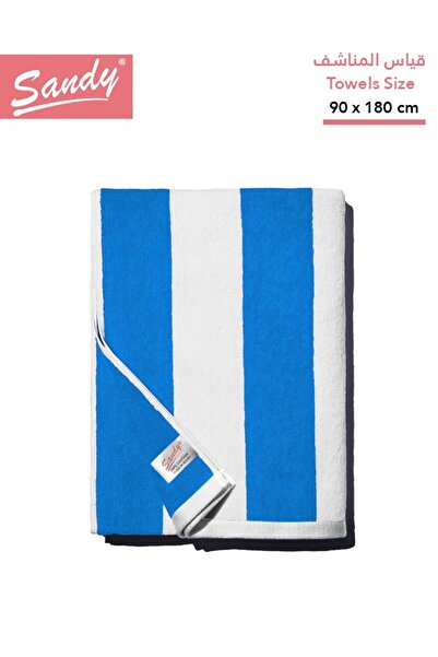 Sandy Extra Large Beach Towel 100% Egyptian Cotton, Size: 90x180 cm, Ultra So...