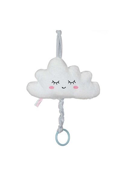 OEM Carusel Muzical pentru Patut Bebe Nor Alb 23cm