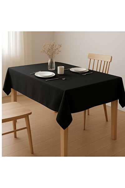 classart SİYAH MASA ÖRTÜSÜ