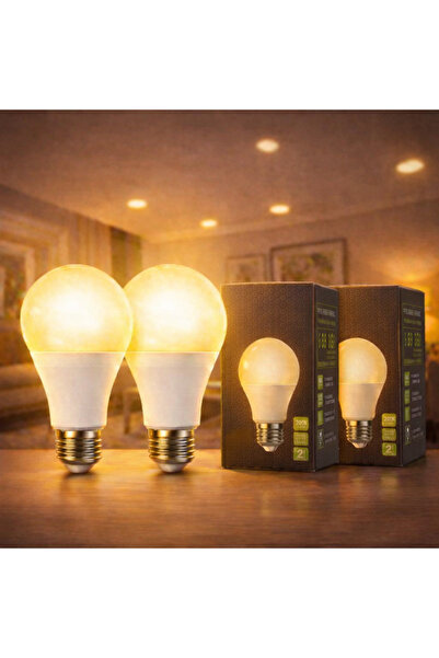 kialed 2'li 12W LED Ampul – 3200K Günışığı (Sıcak Işık)