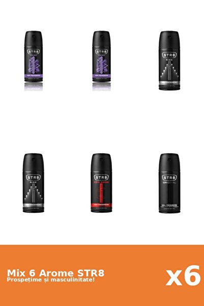 str8 Set 6 Mix STR8: 2x Game, 1x Original, 1x Red Code, 2x Rise