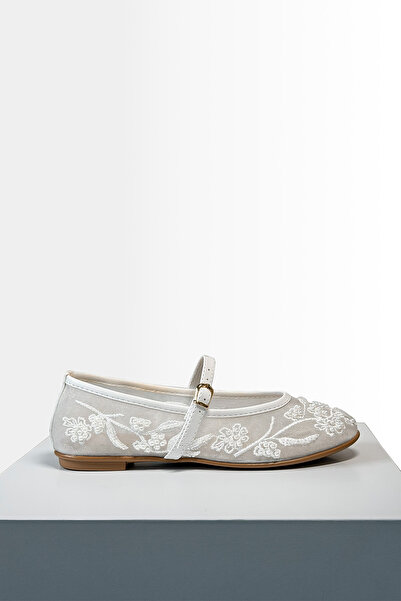 zks grup tekstil Balerini transparenți cu detalii perlate pentru femei, negru...