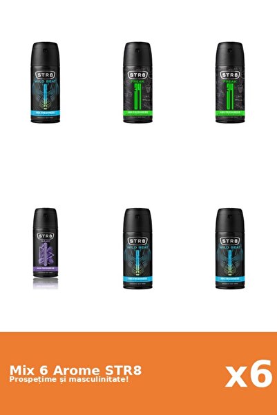 str8 Set 6 Mix STR8: 2x FR34K, 1x Game, 3x Wild Beat