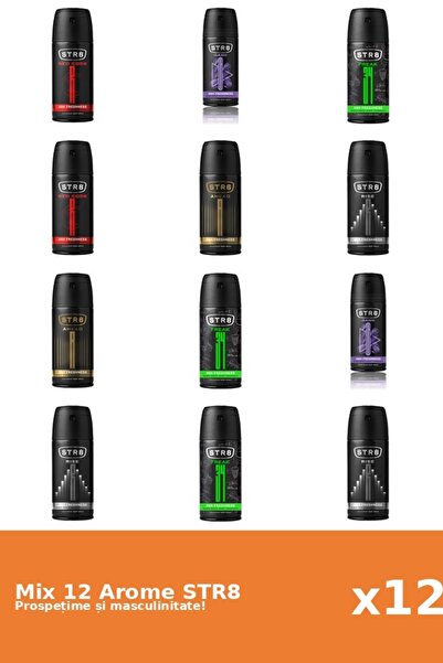 str8 Set 12 Mix STR8: 2x Ahead, 3x FR34K, 2x Game, 2x Red Code, 3x Rise