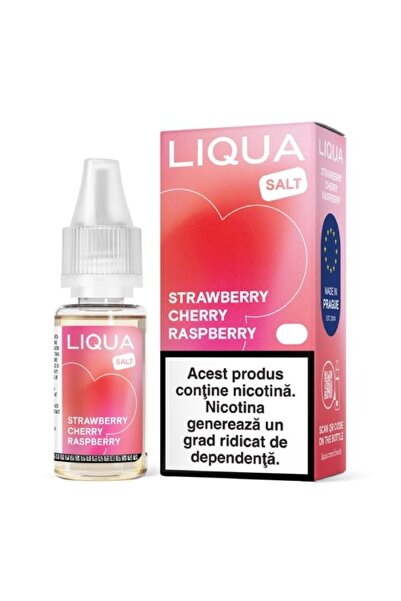 LIQUA Lichid Salt 10 ml - Strawberry Cherry Raspberry 20 mg