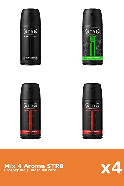 str8 Set 4 Mix STR8: 1x FR34K, 1x Original, 2x Red Code