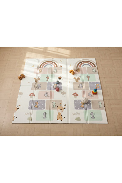 Vichema Tech Foldable play mat for children, VICHEMA Tech, 200x180x1cm, 2 sid...