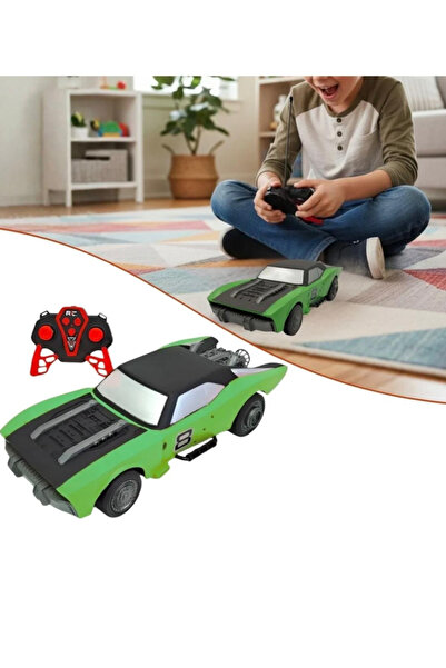 TOY LAND سيارة سباق رياضية تعمل بجهاز تحكم عن بعد بمقياس 1:14 مزودة بأضواء وج...