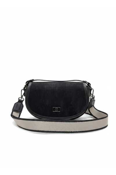 themoiss Women's Black Crossbody Bag - with Shoulder Strap - Daily Stylish Mo...