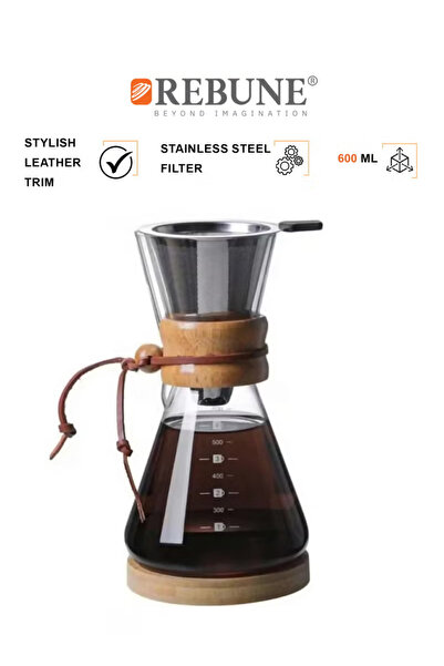 rebune Coffee Making Equipment - 600ml - Clear - RWG-600