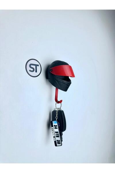 Storm3D açılan motorcu kask anahtarlık tutucu duvar süsü