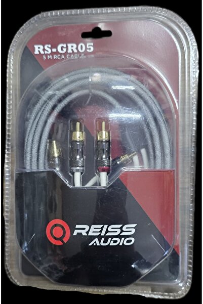 Sağlam Reis audio RCA kablosu örgülü en sağlıklı ses iletimi RS-GR05 5m