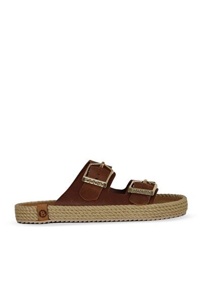 Bohonomad Cognac Crazy Sydney Women's Buckle Slippers 24Sydney