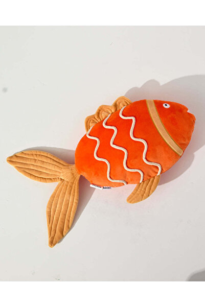 REDTAG Orange Fish Kids Cushion