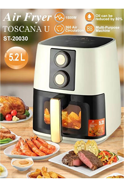 TOSCANA U 5.2L 1500W Air Fryer with Variable Temperature Control