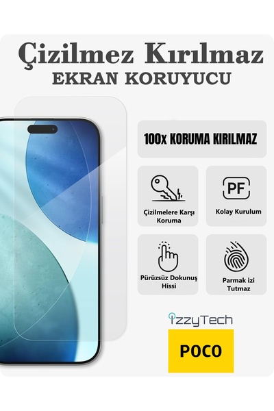 izzytech Poco C75 Nano Screen Protector 9H |   Full Coating |   Unbreakable |...