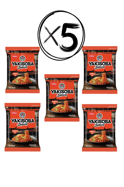 Nissin Noodles NİSSİN YAKİSOBA NOODLE CHILI SOS 84 GR*5