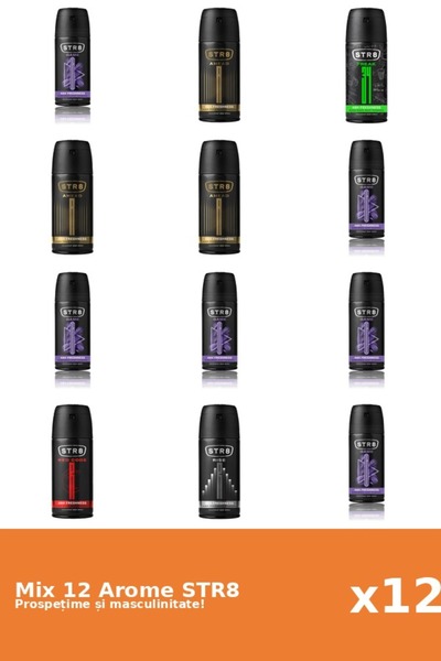 str8 Set 12 Mix STR8: 3x Ahead, 1x FR34K, 6x Game, 1x Red Code, 1x Rise