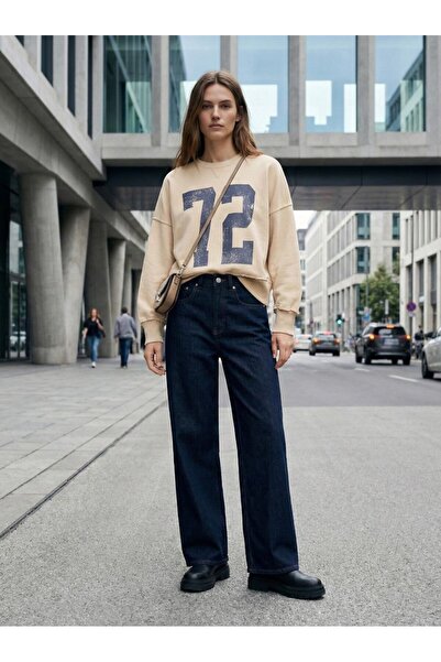 Ltb Μπεζ φούτερ