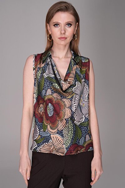 Journey Yakalı Kolsuz-Degaje Bluz