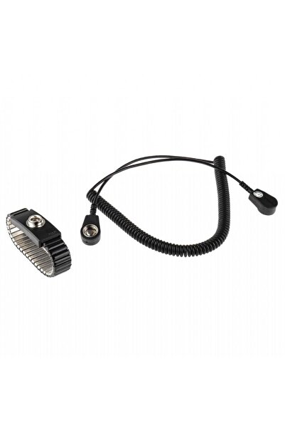 nonstat ESD Antistatik Metal Bileklik Seti - Siyah