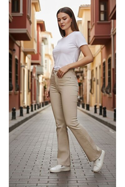 comfort jeans Stretch Fabric High Waist Spanish Jeans Pants