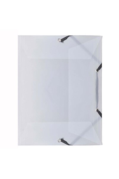 OEM A5 Transparent Folder with Elastic 14.5x21cm