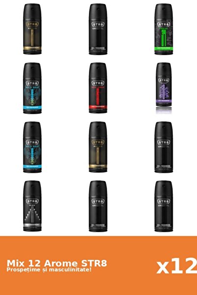 str8 Set 12 Mix STR8: 2x Ahead, 1x FR34K, 1x Game, 4x Original, 1x Red Code, ...