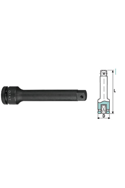 Özat Προέκταση κρούσης 3/4'' 3/4''