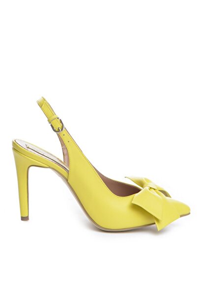 The 5th Element Women's Shoes Natural Leather Yellow Bow Kate