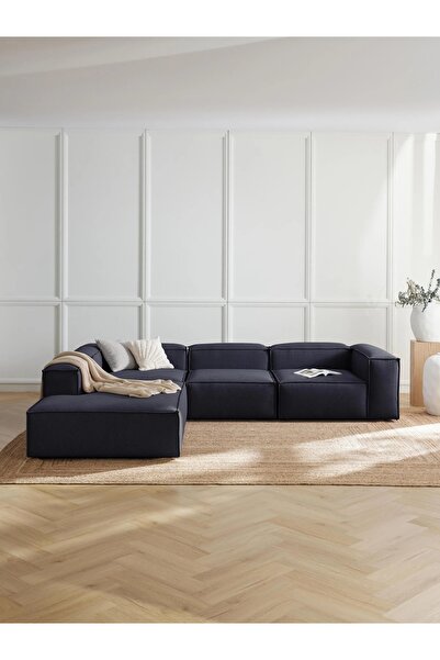 S Home Design Concept Frida 4 Modül Dinlenme Puflu 290x240 cm, Sol Köşe, Kete...
