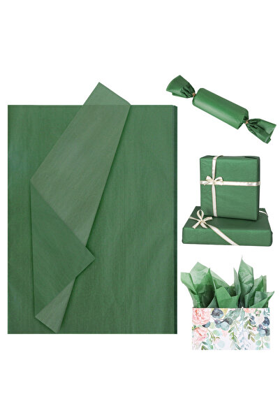 Choice 50x35cm forest green 10 Sheets Multicolor Kraft Tissue Paper – Assorte...